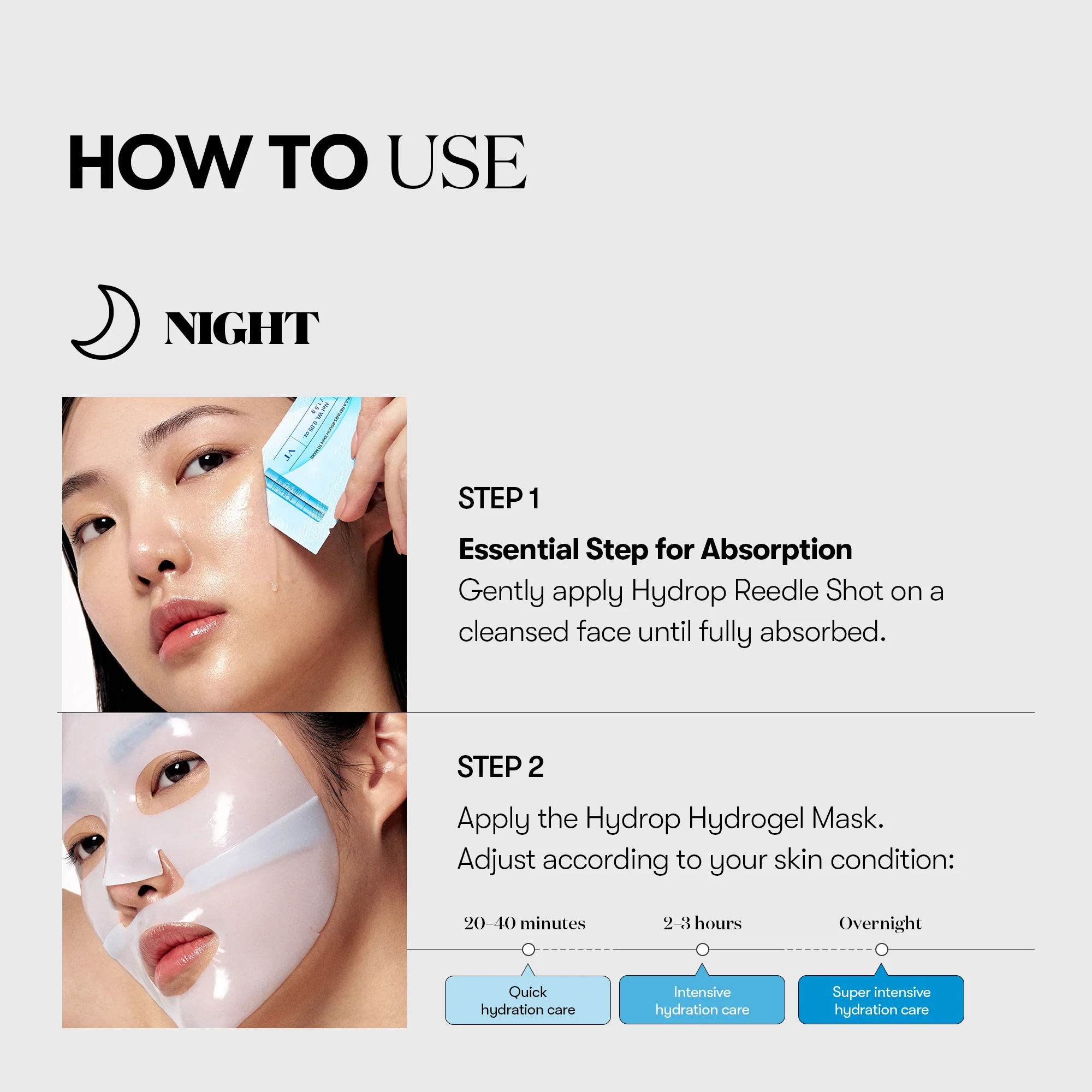 Hydrop Reedle Shot 100 2 Step Hydrogel Mask 4ea - Image 6