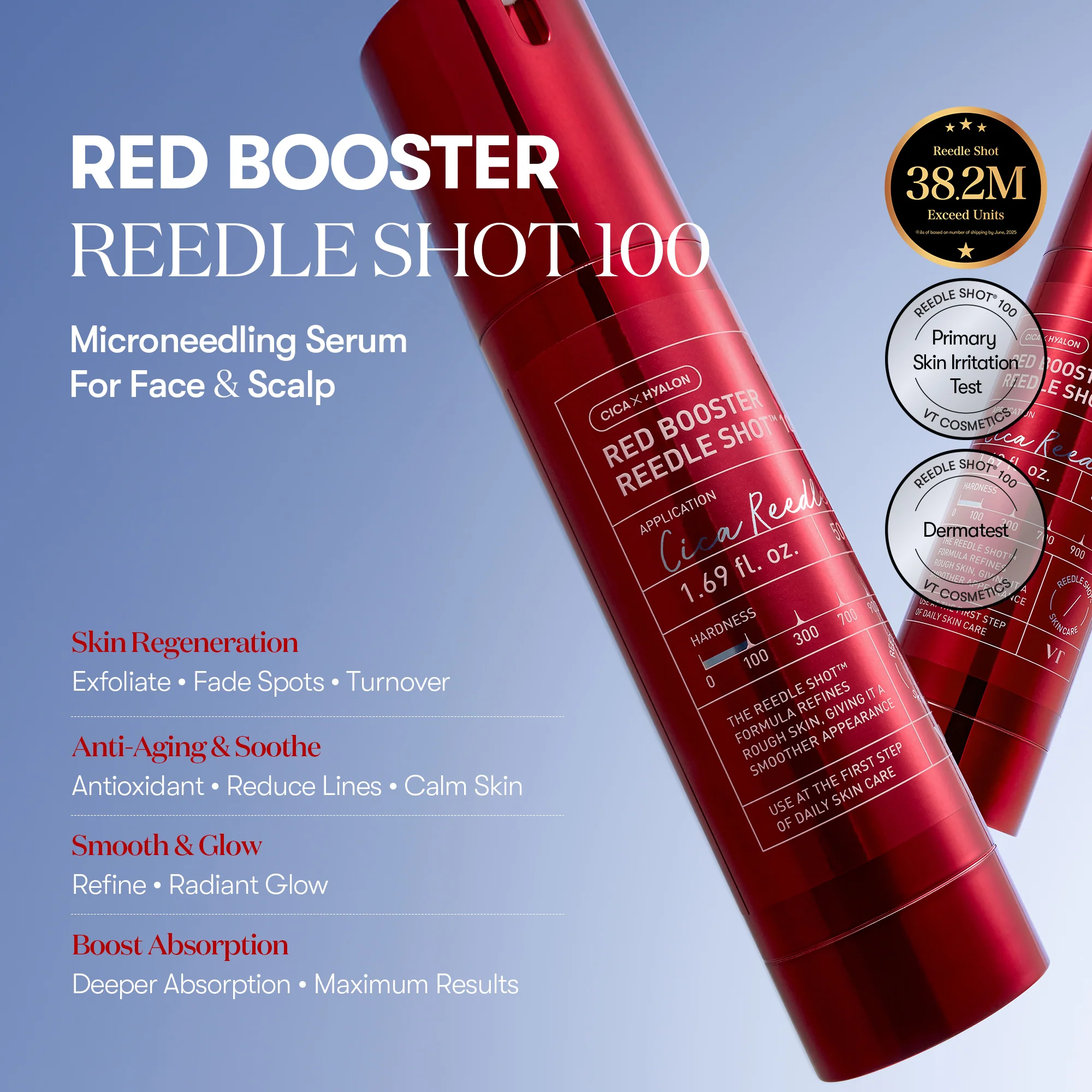 Red Booster Reedle Shot 100 - Image 3