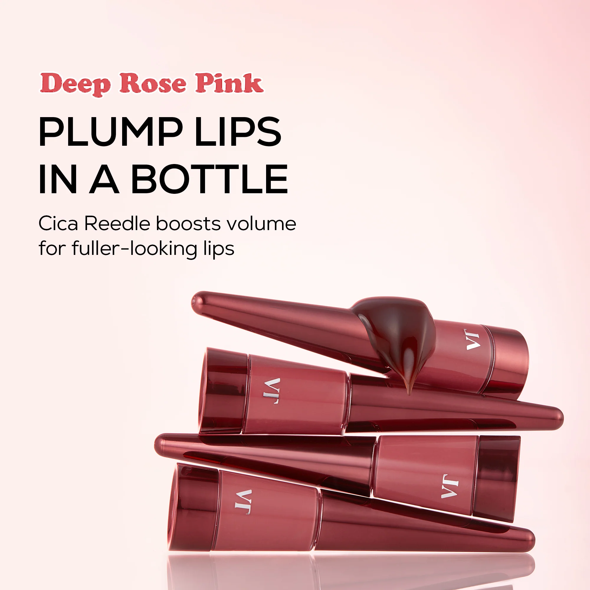 Reedle Shot Lip Plumper Rose Berry - Image 3