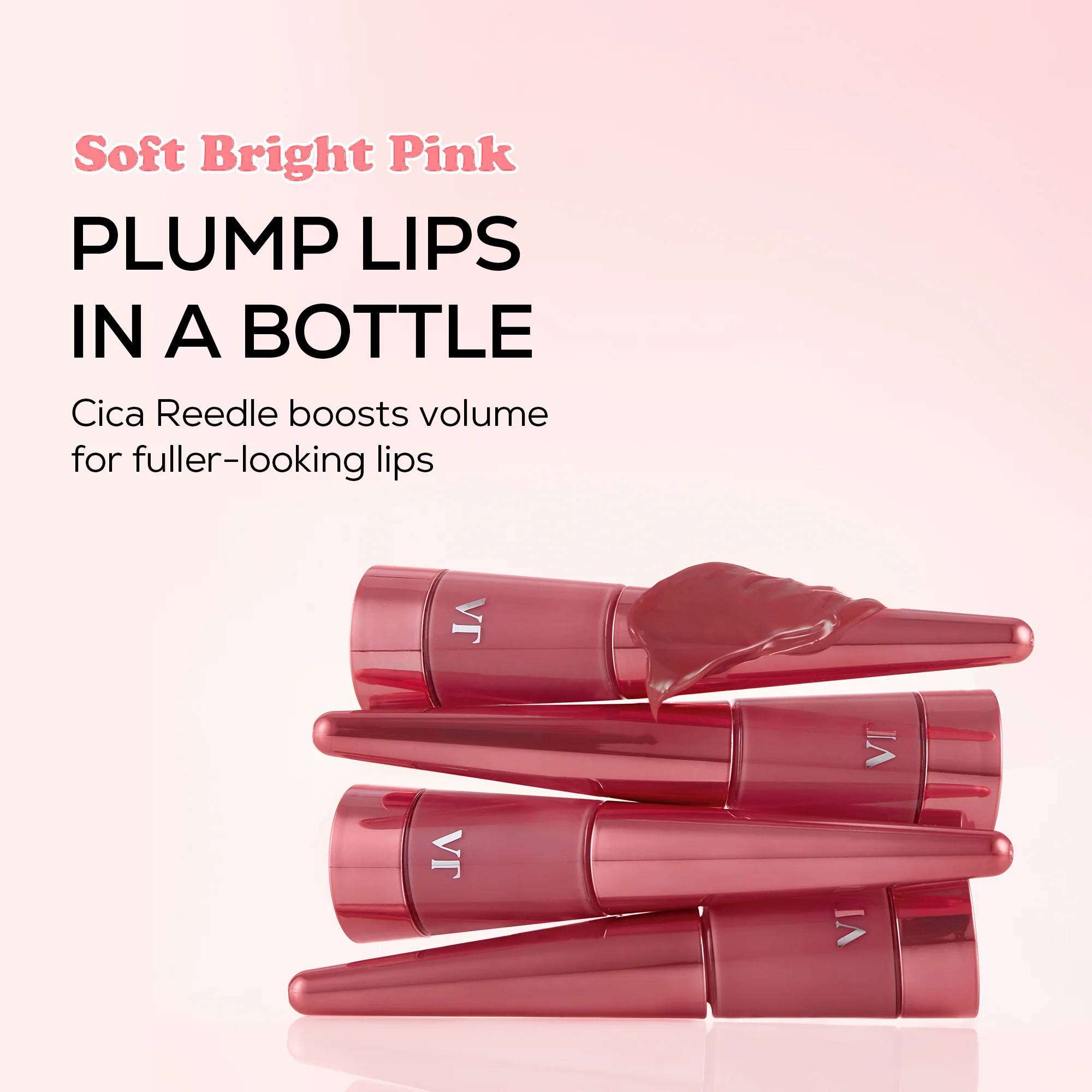 Reedle Shot Lip Plumper Usagi Pink - Image 3